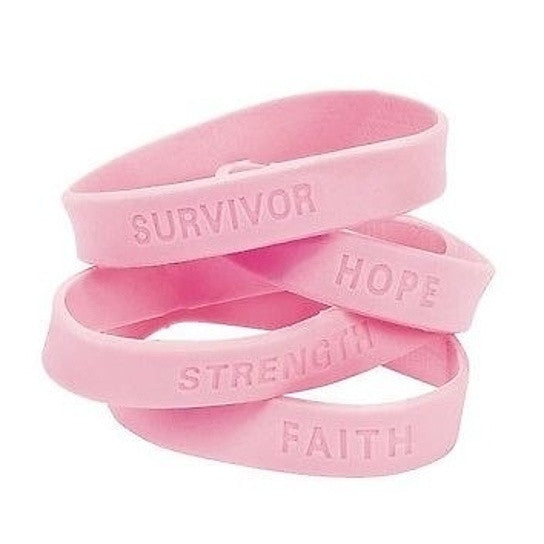 Breast cancer awareness on sale wristbands