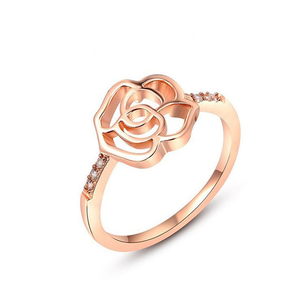 Open Cut Rose Ring – Silver Moon Bay